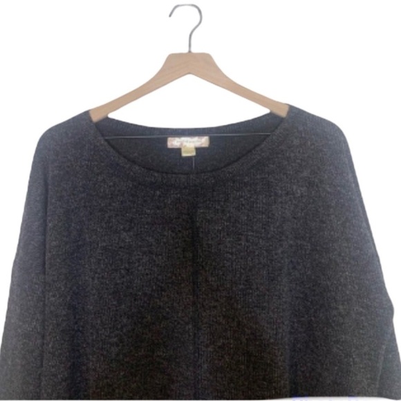 Band of Gypsies Charcoal Grey Lotta Love Knit Sweater Size M - Picture 6 of 9